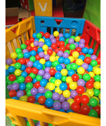 Jumbo 3.15&quot;(8cm) 1000PCS Soft Colorful Plastic Pit Ball Multiple Colour ... - £310.90 GBP