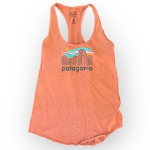 Patagonia Women&#39;s Fitz Roy Boulders Organic Cotton Tank Top Size M - £15.28 GBP