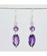 adorable Amethyst 925 Sterling Silver Purple genuine gemstone CA gift - €16,81 EUR
