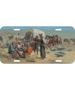 OSCAR BERNIGHAUS OLD WEST COWBOY MESS METAL LICENSE PLATE - $313.53 MXN