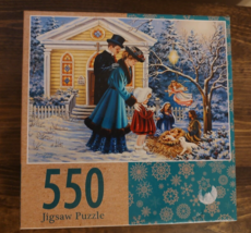 Master Pieces A Christmas Prayer 550 Piece Art Puzzle Gelsinger St Marys Church - £5.50 GBP