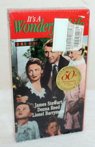 It&#39;s A Wonderful Life ~ New Sealed VHS Tape ~ James Stewart 1946 ~ Colorized - £7.89 GBP