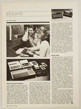 1983 Magazine Photo Article Home-Computers Apple Lisa Computer under $10... - $13.28