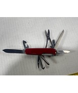 VICTORINOX SWISS ARMY FIELDMASTER RED 15 IN 1 MULTITOOL POCKET KNIFE!  - $24.75