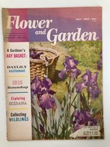 VTG Flower and Garden Magazine May 1963 Tall Bearded Iris &#39;First Violet&#39; - £7.56 GBP
