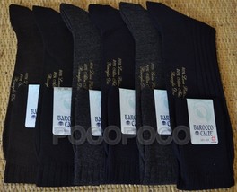 6 Paare Von Socken Sanitär Lang Men aus Wolle Geschoren BAROCCO LECCESE - $18.81