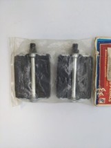 Vintage USA NOS Dorcy 70s 80s 1/2&quot; Thread Reflector Pedals BP N26 Domestic Bike - £22.79 GBP