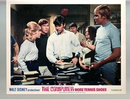 Computer Wore Tennis Shoes-Frank Webb-Kurt Russell-11x14-Color-Lobby Card - £26.52 GBP