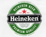 Heineken Logo decal Window Laptop helmet hard hat up to 14&quot; FREE TRACKING - £2.38 GBP+