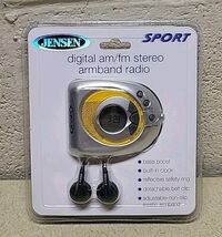 JENSEN SAB-55 - Digital AM/FM Stereo armband Radio w/ clock - Brand New ... - $39.89