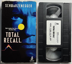 1990 Total Recall VHS Arnold Schwarzenegger Carolco Home Video Tested - £2.74 GBP