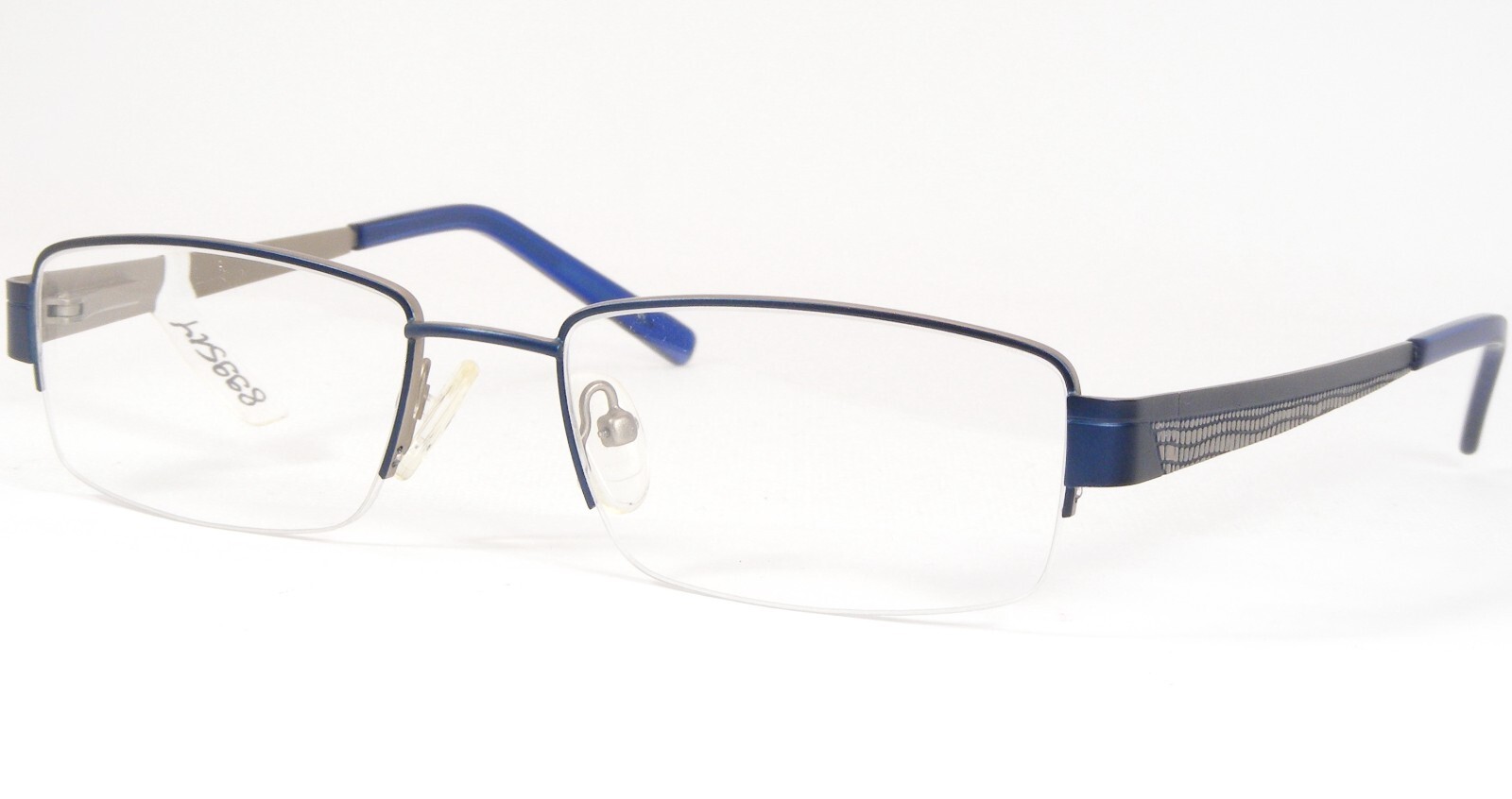 OU 34.123 01 Opaco Blu / Grigio-Argento Unico Raro Occhiali 51-18-135mm ... - $56.42