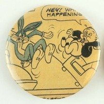 Disney Donald Looney Tunes Porky Bugs Vintage Pinbacks 2 Buttons Comics image 2