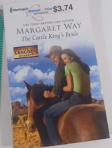 the cattle king&#39;s bride by margaret way harlequin novel fiction paperback good - £4.72 GBP