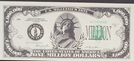 U.S. Millennium Note One Million Novelty Paper Money - £3.15 GBP