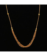 22k Hallmark Gold 22cm Rope Necklaces Daughter In Law Gift Vintage Style... - £1,447.42 GBP