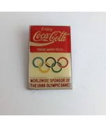 Vintage Coca-Cola Worldwide Sponsor Of Olympic Games 1988 Olympic Lapel ... - $10.11 CAD