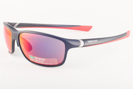 Tag Heuer 27 Degree 6021 Matte Black / Red Mirrored Sunglasses TH6021 702 62mm - £173.89 GBP