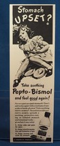 Vintage Revue Annonce Imprimé Design Publicité Pepto Bismol - $29.46