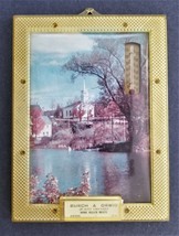 vintage AD THERMOMETER avon ill BURCH ORWIG quality groceries home kille... - $68.26