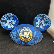 Hang Loose Walt Disney World Mouse ears Tropical Pattern - £11.87 GBP