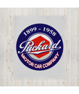 1899 - 1958 Packard Motor Car Company Retro Custom 50&#39;&#39; x 60&#39;&#39; Throw Bla... - $51.17