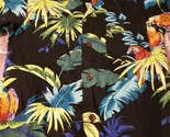 Vintage RJC Hawaiian Shirt Kids Size 7  Parrots Short Sleeve Made In Hawaii - $17.81