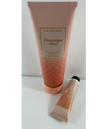 Lot of 2 Bath &amp; Body Works Body Hand Ultra Shea Cream CHAMPAGNE TOAST - $36.62 CAD