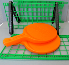 VTG Parker Brothers  1980s Nerf Ping Pong Paddles &amp; Plastic Table Top Net - $14.00