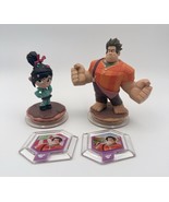 Disney Infinity Wreck-It Ralph &amp; Vanellope Figures + 2 Sugar Rush Power ... - $17.99