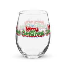 Stemless wine glass Merry Christmas - £15.05 GBP