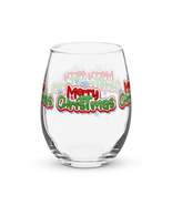 Stemless wine glass Merry Christmas - £15.15 GBP