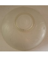 Vintage Frosted Embossed Leaf/Vine Glass Ceiling Light Lamp Replacement ... - €24,69 EUR