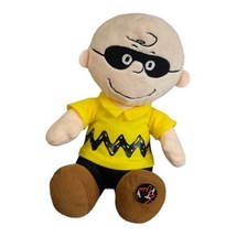 Peanuts Charlie Brown Plush Interactive Sings Dance Music halloween bandit mask - £11.17 GBP