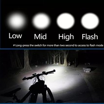 F3 Light USB Bicycle Headlights - Powerful Rechargeable LED Lights - £17.30 GBP