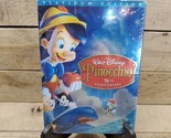 Pinocchio (DVD, 2009, 2-Disc Set, 70th Anniversary Platinum Edition) Bra... - $5.89