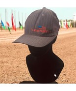 USA Bmx Yupoong  Flex for Hat S-M Black White Pinstripes USA Flag Fitted... - $442.66 MXN