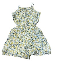 Abercrombie Kids Girls Ditsy Floral Yellow Blue Shorts Romper Size 7/8 NWT - £15.34 GBP