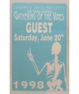 GOVERNMENT MULE + - ORIGINAL 1998 GATHERING OF THE VIBES CLOTH BACKSTAGE... - £7.90 GBP