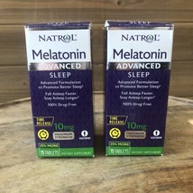 2X Natrol Advanced Sleep Melatonin Tablets, 10 Mg, 75 Ct -  Exp 2/25 - £15.35 GBP