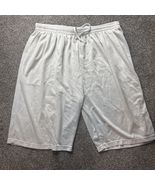 Pro 5 Men’s Super Heavy Athletic Mesh Shorts Unlined 5XL White Drawstring - $10.95