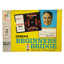 Vintage Goren&#39;s Beginners Bridge Card Game Milton Bradley 1967 Complete - £11.84 GBP