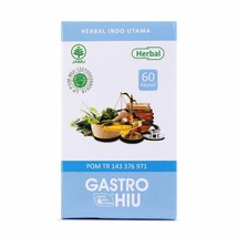 GASTRO HIU Herbal Supplements Gastric Gerd Digestion Flatulence Relief 6... - £18.88 GBP