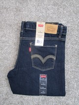 Levis Jeans Women 16R (28x29) 711 Skinny Stretch Dark Wash Denim Juniors NWT - £23.58 GBP