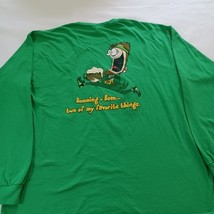 Gildan Heavy Cotton SHAMROCK BEER RUN 5K Men's Green Cotton Graphic T-Shirt XL image 11