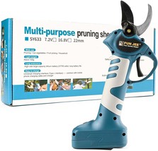 Professional Cordless Electric Pruning Shears - 1.57&quot; Cutting Diameter,, Blue633 - £60.56 GBP