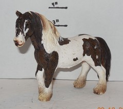 2007 Papo Schleich 4&quot; Tinker Stallion Clydesdale brown White Farm Rare HTF - £11.59 GBP