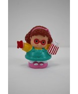 FISHER PRICE LITTLE PEOPLE Maggie with Popcorn &amp; Ticket - $2.96