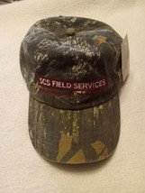 Mossy Oak Camo Baseball Hat Adjustable Outdoor Scs Field Services - New - £6.13 GBP