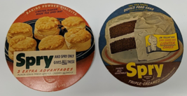 1950&#39;s Spry Shortening Disc Label Recipes Lever Brothers Purer Biscuits Cake - £7.78 GBP